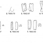 Objects used for fishing from Tell el-Burak