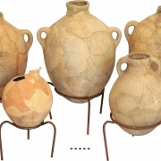 Restored pottery from Area S